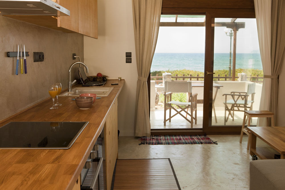 Horizonte Seafront Suites Киссамос Экстерьер фото